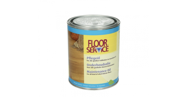 Dit is een blik met onderhoudsolie voor je vloer van het merk Floorservice