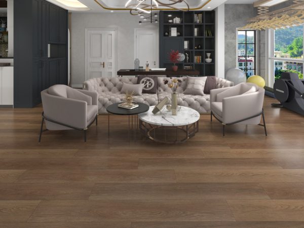 Home-Brand klik PVC Walnut oak